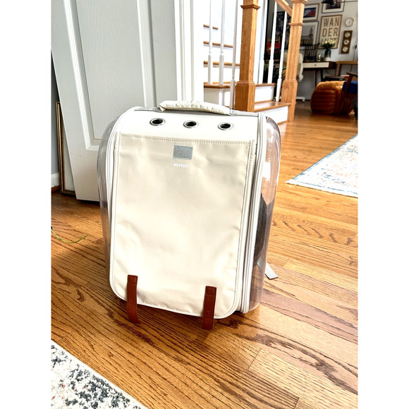 Pet Cat Dog Backpack Carrier With Clear View - Picture 1 of 10